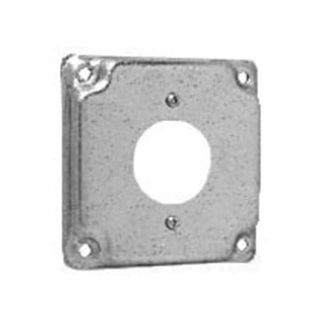 Mulberry Box Cover, 1 Gang, Steel, Single Receptacle Cover Type 11403